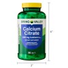 Spring Valley Calcium Citrate 600 mg, Bone Health Supplement, 300