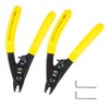 2pcs CFS-3 Fiber Optic Wire Stripper, Three Hole Wire Stripper