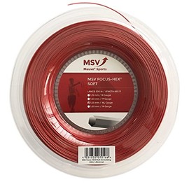MSV Focus HEX Soft 16L 1.25mm (red) 660ft 200m Reel Tennis String