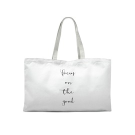 Bonamaison Printed Shopping Bag, Foldable, Fabric Bag with Two Long Handles, Size: 47 x 42 cm