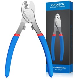VORXEON Portable Wire Cutters 6 Inches Pliers, Mini Cable Cutter for Aluminum Copper Wire Communications Cables, Easy to carry