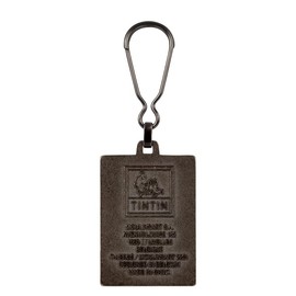 Moulinsart Metal Keyring The Adventures of Tintin (Le Lotus Blue)