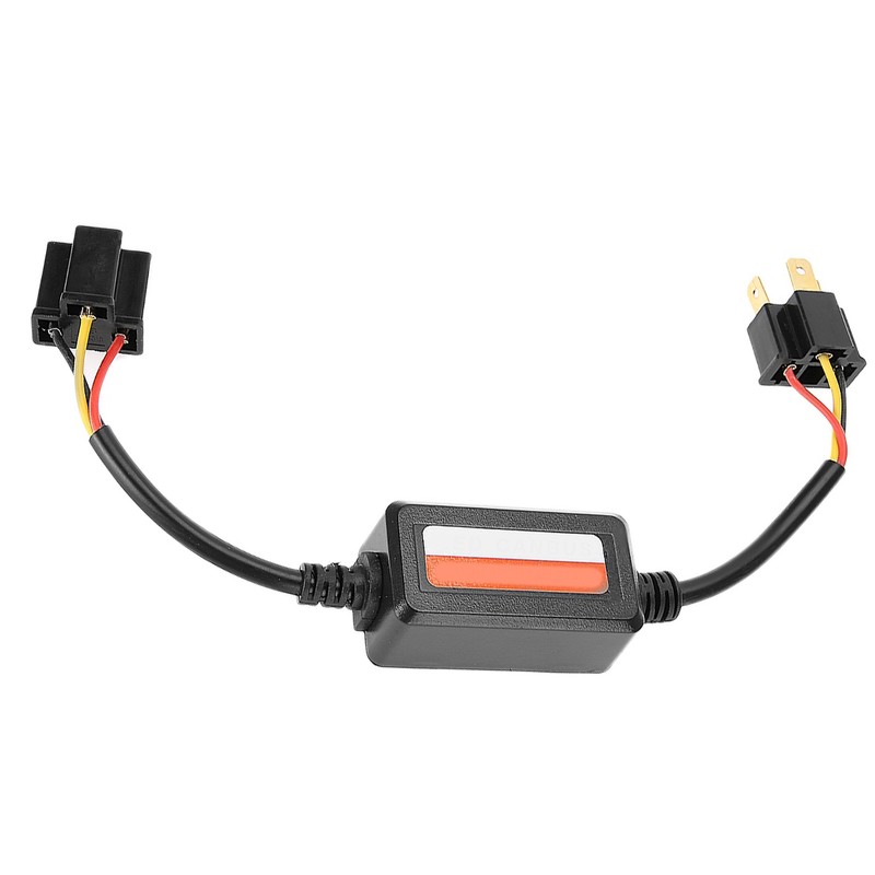 2pcs Car LED Headlight Decoder Radio Audio Anti Interference Error