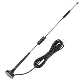 Pomya Antena para Exteriores, 18dBi Alta Ganancia 4G/3G/GSM LTE Antena para Exteriores, 700-2700MHz Antena de Base de succión magnética()