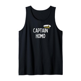 Boat Captain Homo - Cute Gay Gifts for Men and Women Tank Top