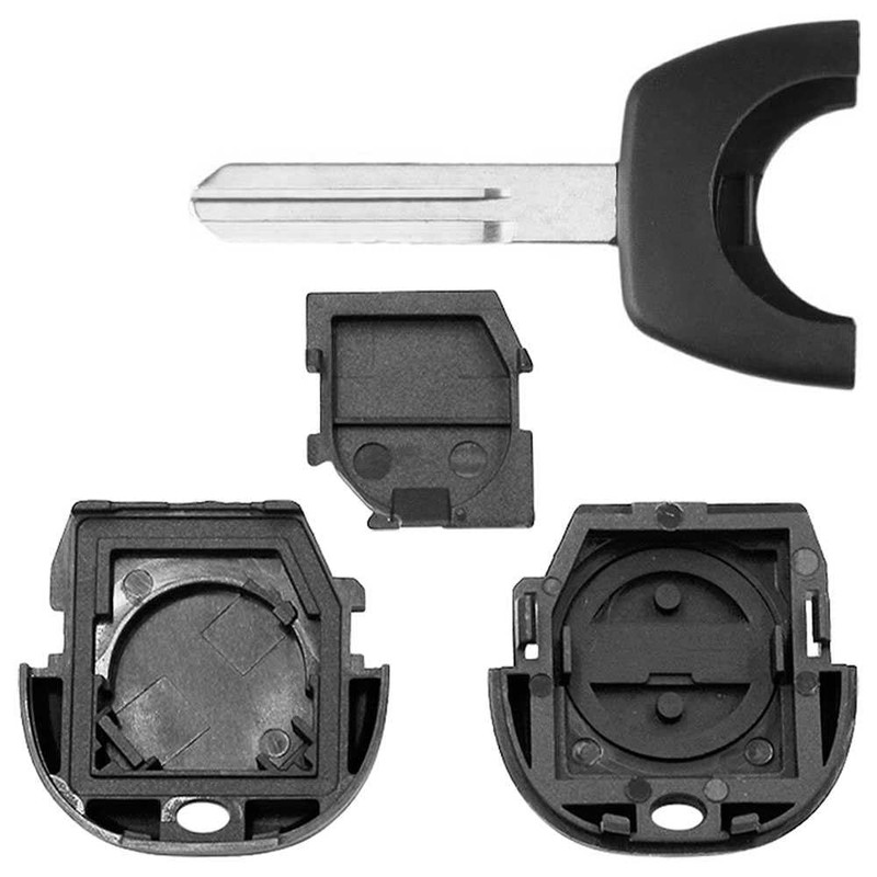 OcioDual 2 Button Key Shell Compatible with Nissan Micra Almera