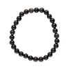 ROCKING GIFTS 6mm Gold Obsidian Bracelet: Protection and Elegance on