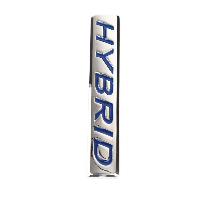 Topteng Car Emblem Sticker, 3D Hybrid Words Metal Emblem Rear