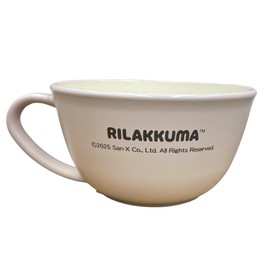 Marimo Craft MRK-748 Rilakkuma Rilanowa Soup Cup, Pink, Size (W x H x D): 5.8 x 2.6 x 4.7 inches (147 x 65 x 120 mm)