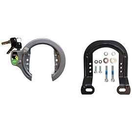 J&C JC-058CLB SI Ring Lock with Bracket, Silver