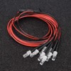 8pcs 5 mm RC LED Light Set Headlight Tail Light