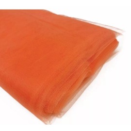 wowfabric4less123 5 Yard Orange tulle Fabric 108” Width Party Wedding decoration costume tutu