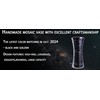 ZHIPINHUI 11.6" H 2024 Newly Built Black Golden Mosaic Vase,Exquisite