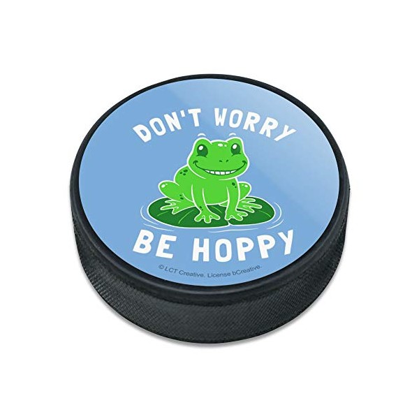 GRAPHICS & MORE Don't Worry Be Hoppy Frog Funny Humor