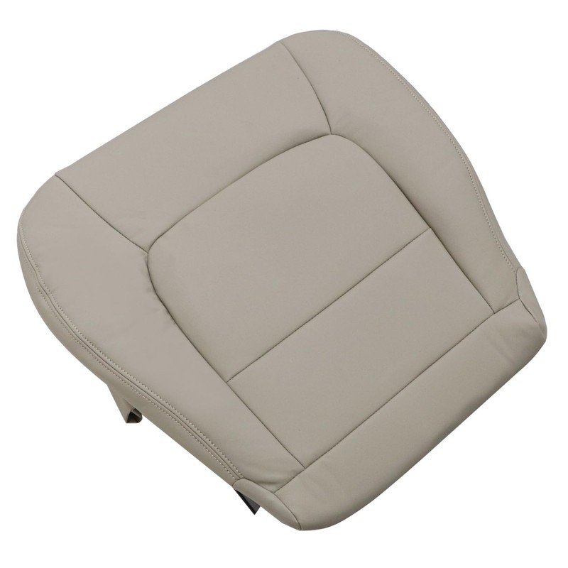 Priprilod Tan Leather Passenger Side Bottom Replacement Seat Cover Compatible