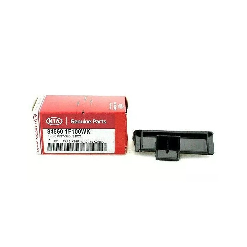 Kia BLACK GLOVE BOX LATCH OPENER HANDLE KNOB GENUINE LATCH