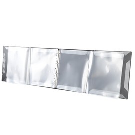 Music File Folder, Piano Note Marking Treble Clef Sheet Music Folder A4 Format Piano Score Folder Removable 4-Sided Expanding