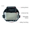 PROCKET Universal Tape Measure Holder, Rotating Lock Function,Works with Any
