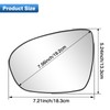 TOP-MAX Driver Side Heated Mirror Glass Compatible with 2011 2012