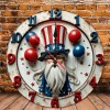 10-Inch Custom Wooden Clock for a Carpenter with Tool Silhouettessheet