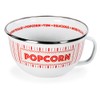 Golden Rabbit Enamelware Popcorn Bowls with Handle, 24 ounce, Showtime,