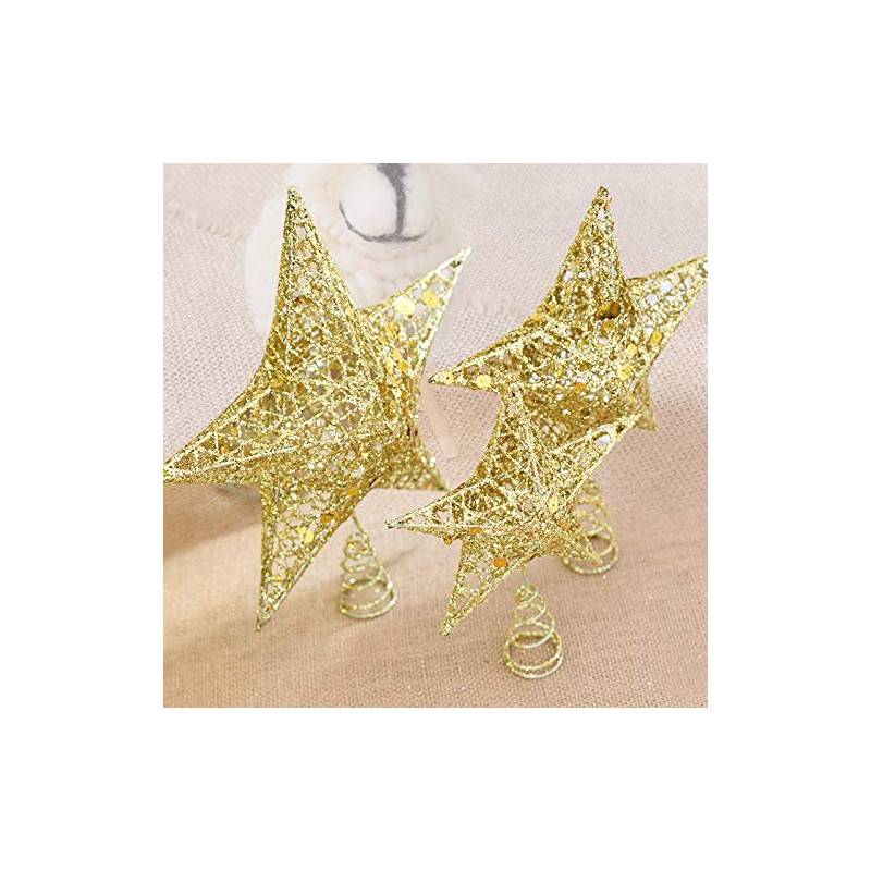 Christmas Tree Top Star Luxurious Fashionable Tree Top Large Size