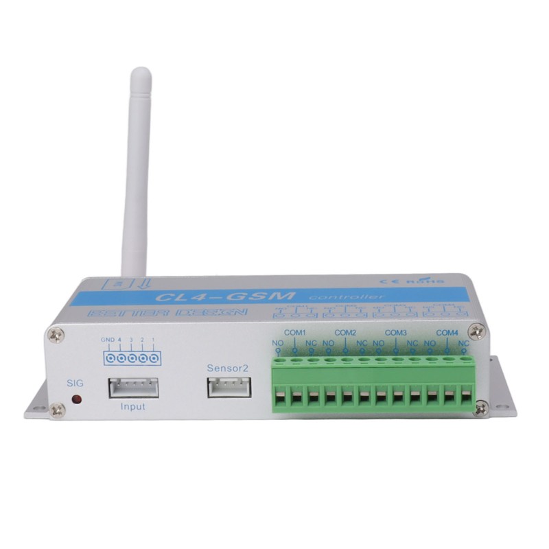 SMS GSM Gate Opener IP30 Protection Aluminum Remote Control Relay