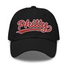 Retro Philly Baseball Script Classic Philadelphia Baseball Hat Dad Cap