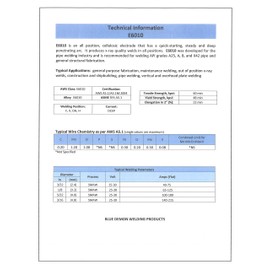 Blue Demon 6010 X 3/32" X 14" X 5LB Carton,Steel Pipe Welding Electrode