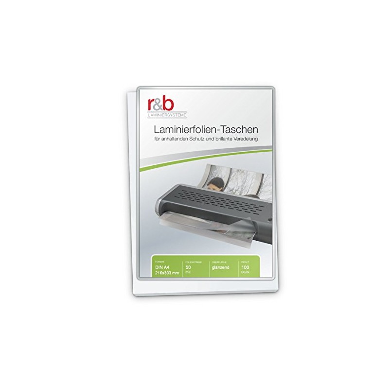 r&b FT-A4-50 Laminating Pouches A4 216 x 303 mm 2