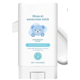 SPF 50 Mineral Sun Cream – Waterproof & Non-Greasy Soothing Formula Lotion with Coconut Oil, UVA/UVB Protection, Gentle for Sensitive Skin, Travel Size (1 PCS)