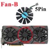 Coolerage 87mm DC12V 0.45A FDC10U12S9-C Graphics Card Cooling Fans for