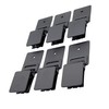 Wall Clips Matte Black for Hanging Rugs and Animal Hides