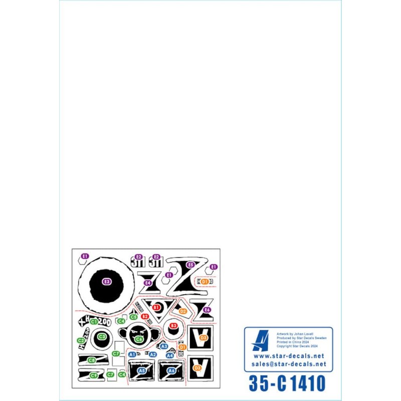 Star Decal 1/35 Current Ukraine War #18 Russian Army TOS-1A