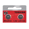 Toshiba LR1130 189 Alkaline 1.5 Volt Battery (2 Batteries)