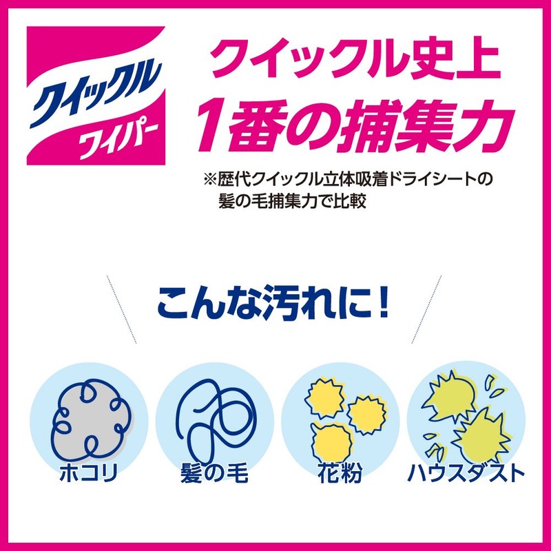 Quickle Wiper Floor Cleaning Tool Dry Sheets