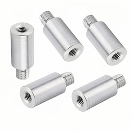 Heurofosh 838929 5 Pcs Zinc Anode Rod Set for Vo-lvo Penta D19 D21 D27 D29 D30 Aluminium Anode Replaces 804107 800476 Sierra 18-6001