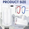 Maxdot 4 Pack 1L Collapsible Water Bottles with Clip 33