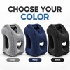 Inflatable Travel Pillow for Airplanes – Forward Leaning Head &