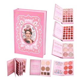 5 En 1 Paleta Sombras, Contorno, Iluminación, Labial Y Rubor