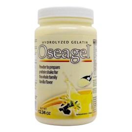 Oseagel Grenetina Hidrolizada 350 Grs Vainilla Sin Azúcar