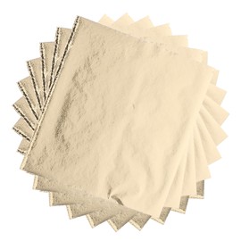 KONTONTY Leaf Sheets 100pcs Foil Sheets for Craft Leaf Paint Foil for Art and Decor