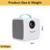 EZONEDEAL Stable Performance Wide Application 1080P HD Mini Video Projector