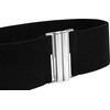 BlackButterfly Classic Retro Waist Belt, Wide and Stretchy Elastic -