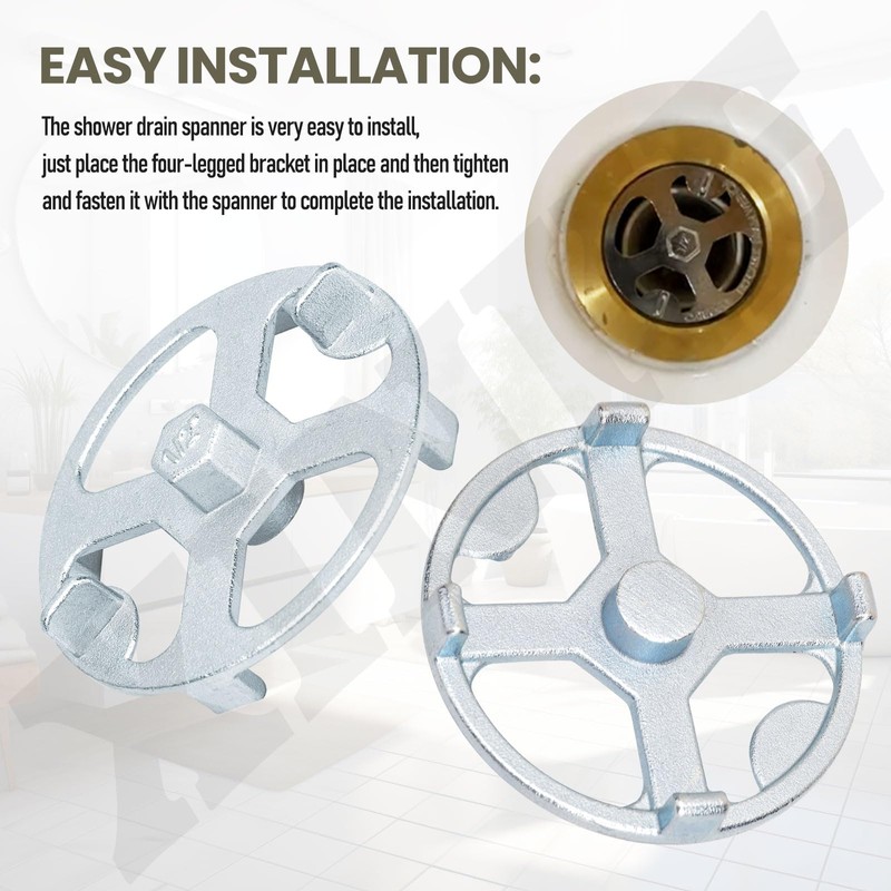 42239 No-Calk Shower Drain Wrench - Shower Drain Strainer Removal