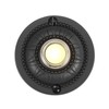 Heavy Duty Metal Lighted Doorbell Push Button, 2inch Black Round