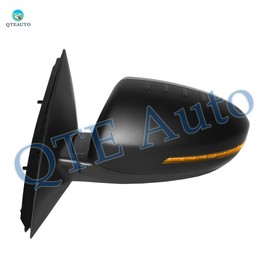 PM Auto Left Driver Side Mirror, Power Heated Paintable Manual Folding View Mirror Replacement For 2011-2013 KIA Optima