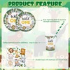 Aitsite Wild One Party Tableware Set, Forest Animals Party Plates