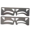 OHPHCALL Eyebrow Guide Ruler Brow Shaping Stencil Eyebrow Makeup Supplies