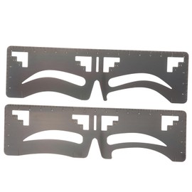 OHPHCALL Eyebrow Guide Ruler Brow Shaping Stencil Eyebrow Makeup Supplies Brow Ruler Stencil Beauty